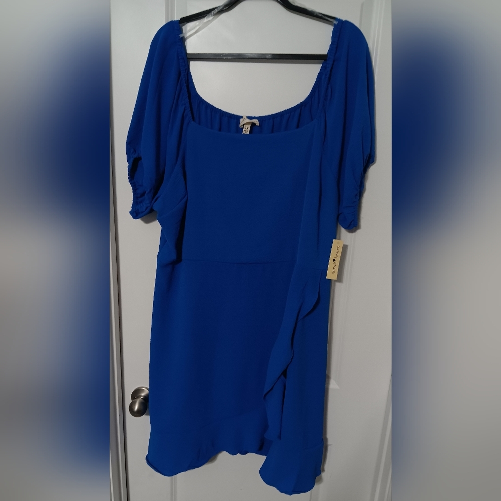 3X Royal Blue Derek💙 Heart Dress